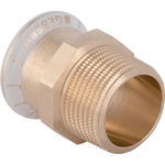 Transición Geberit serie Mapress Cobre con rosca macho: CC499K, d=12mm, R=3/8″